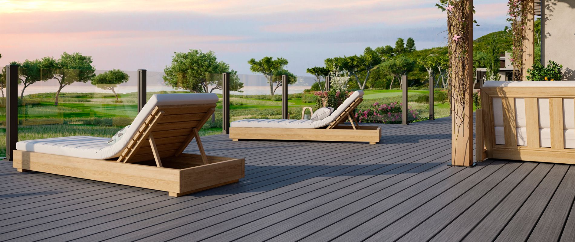 Trex Signature® X-Series™ Frameless Glass Rail